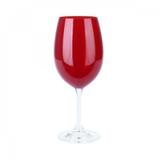 Jogo de Taças para Água Cristal Ecológico 450ml 6 Peças Klara Lyor Vermelho