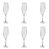 Jogo de taças para champanhe Bohemia shophia 6 peças 230ml
