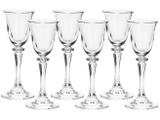 Jogo de Taças para Licor Cristal 6 Peças - 50ml Bohemia Kleopatra