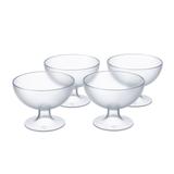 Jogo de Taças para Sobremesa Cozy Cristal Brinox 4 Peças Santista - 4 Peças - Transparente