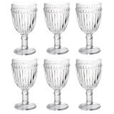 Jogo de taças para vinho em vidro Lyor Empire 6 peças 240ml incolor