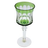 Jogo de taças para vinho tinto - verde - 6 pcs - Btc decor