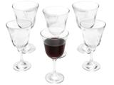 Jogo de Taças para Vinho Vidro 6 Peças 250ml - Nadir Lírio