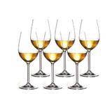 Jogo De Taças Vinho Branco 350 Ml De Cristal - 6 Unidades - Crystalite bohemia