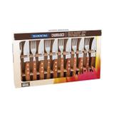 Jogo De Talheres Churrasco Tramontina 22399063 Jumbo 12 Peças Madeira
