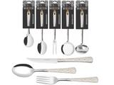 Jogo de Talheres e Utensílios Simonaggio em Inox DeCor - Arabesco - 41 Pçs