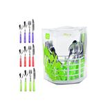 Jogo de Talheres Faqueiro com 24 Peças Colors Aço Inox - Ref. IXB06030 - Wincy