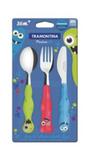 Jogo de Talheres Infantil 3 Peças Monsterkids Tramontina 23799196