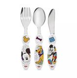 Jogo De Talheres Infantil Colher Garfo E Faca Nuk Disney 18m+