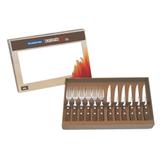 Jogo de Talheres Inox 12 Peças Polywood Castanho - Tramontina