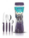 Jogo de Talheres Inox 24 Peças Ipanema Roxo Tramontina
