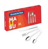 Jogo de Talheres Malibu Inox 24 Peças Tramontina