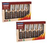 Jogo de talheres pra churrasco 24 peças Polywood Tramontina