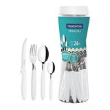 Jogo De Talheres Tramontina 23399891 Ipanema 24 Pçs Branco