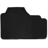 Jogo de Tapete Borracha PVC Automotivo Preto Antiderrapante Lavável Universal 4 Peças - Ruchi