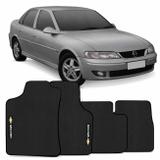 Jogo de Tapete Borracha PVC Chevrolet Vectra 97 a 10 Preto Bordado Carpete Base Antiderrapante - Flash