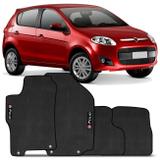 Jogo de Tapete Borracha PVC Fiat Palio G5 2012 a 2015 Preto Bordado Carpete Base Antiderrapante - Flash