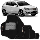 Jogo de Tapete Carpete Chevrolet Vectra GTX 2007 a 2011 Preto Bordado 5 Peças - Top gear