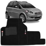Jogo de Tapete Carpete Fiat Idea 2010 a 2013 Preto Bordado 5 Peças - Top gear