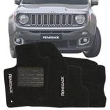 Jogo De Tapete Carpete Jeep Renegade 5 Pçs Preto - Tevic