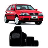 Jogo de Tapete Carpete para Volkswagen Gol G2 G3 - Preto - - Original tapetes