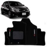 Jogo De Tapete Carpete Toyota Yaris 2018 2019preto