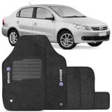 Jogo de Tapete Carpete Voyage G5 G6 2009 a 2018 Grafite Bordado 5 Peças - Top gear