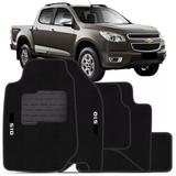 Jogo De Tapete S10 2012 2013 A 2017 Carpete Preto Cabine Dupla - Flash