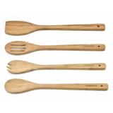 Jogo de Utensílios Bamboo 4 Peças Tramontina 10239386