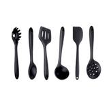 Jogo de Utensílios de Silicone Belle Maison Preto 6 peças