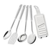 Jogo de Utensílios Inox 5 Peças Easy Branco - Tramontina