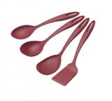 Jogo de utensílios nylon 4 peças ability cereja (25199/701) - tramontina