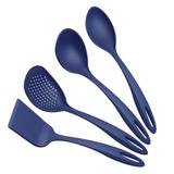 Jogo De Utensílios Tramontina Ability 25199101 Nylon 4 Peças Azul