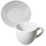 Jogo de Xícara de Café com Pires 12 Peças em Porcelana 90ML - Cmz