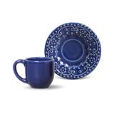 Jogo de Xícaras De Café Azul Navy Porto Brasil Esparta 6 Unidades