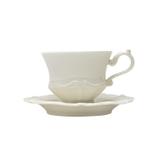 Jogo de Xícaras de Café com Pires Porcelana 12 Peças 90ml Fancy Rojemac Branco