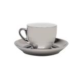 Jogo de Xícaras de Café com Pires Porcelana 12 Peças 90ml Rojemac Branco