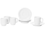 Jogo de Xícaras de Café Porcelana 4 Peças Schmidt - Basic 52910180070038102359