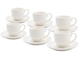 Jogo de Xícaras de Café Porcelana 6 Peças - Bon Gourmet 30380