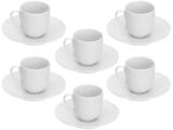Jogo de Xícaras de Café Porcelana 6 Peças - Casamiga EGC100/CF