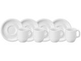 Jogo de Xícaras de Café Porcelana 70ml Schmidt - 4 Peças