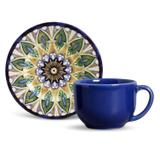 Jogo de Xícaras de Chá Mônaco Indian Porto Brasil 6 Unid 160 ml não são grandes, mas são um encanto!