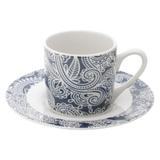 Jogo de Xícaras para Café 12 Peças de Porcelana Floral 8328 Lyor
