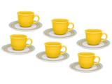 Jogo de Xícaras para Café 12 Peças - Floreal Daily Bilro
