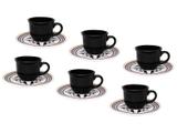 Jogo de Xícaras para Café 12 Peças - Floreal Daily Luiza