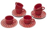 Jogo de Xícaras para Café 12 Peças - Floreal Daily Renda