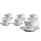 Jogo de Xícaras para Café 6un Porcelana Pomerode 70ml Schmidt