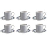 Jogo de xícaras para café em porcelana Ricaelle Labirinto 6 peças - Hauskraft