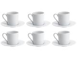 Jogo de Xícaras para Café Porcelana 6 Peças Wolff - Vague