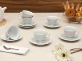 Jogo de Xícaras para Chá Porcelana 12 Peças - Schmidt White Pomerode
